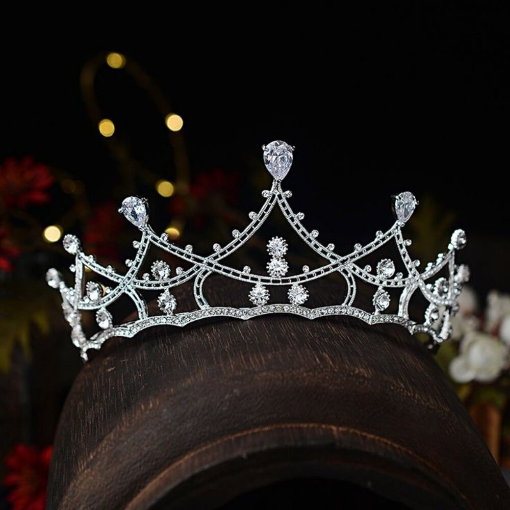 Bridal Tiara Headpiece Royal Queen Crowns